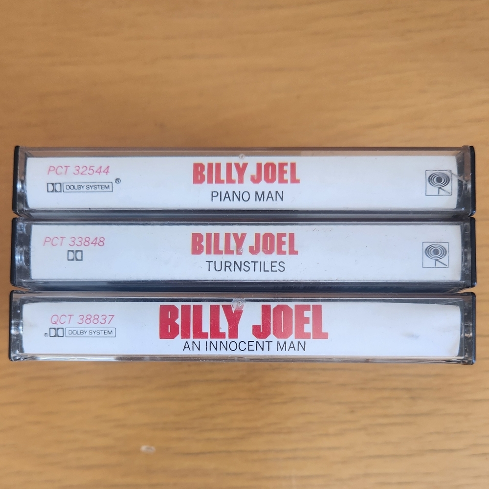 Billy Joel - 70s & 80s Tapes (Lot of 3) 